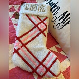 Pink and Red Victoria’s Secret stocking
